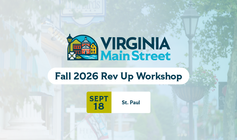Virginia Main Street 2026 Fall Rev Up - St. Paul
